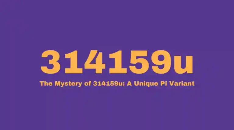 Unraveling the Mysteries of 314159u